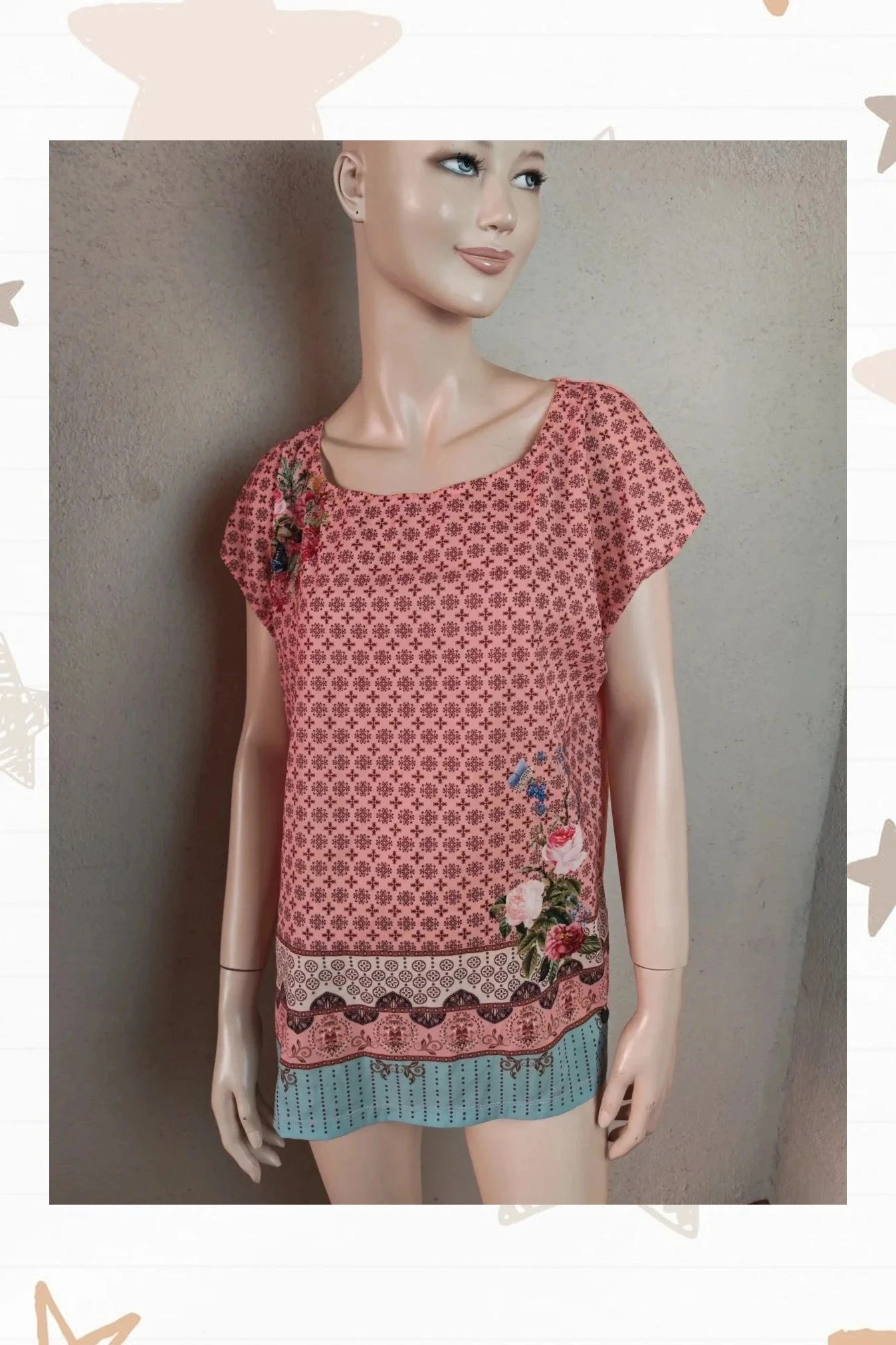 Blusa Estampada Noos Noos - Talla XL